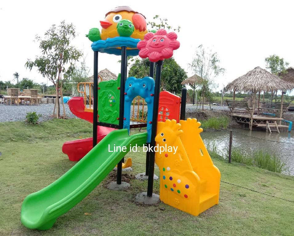 เครื่องเล่นสนามกลางแจ้ง ชุดลูกเจี๊ยบ 2 สไลด์,เครื่องเล่นเด็ก,สไลเดอร์,OutdoorPlayground ,IndoorPlayground, ชุดนกน้อย สินค้าพร้อมส่ง คิดค่าส่งตามจริง สินค้าราคาโรงงาน