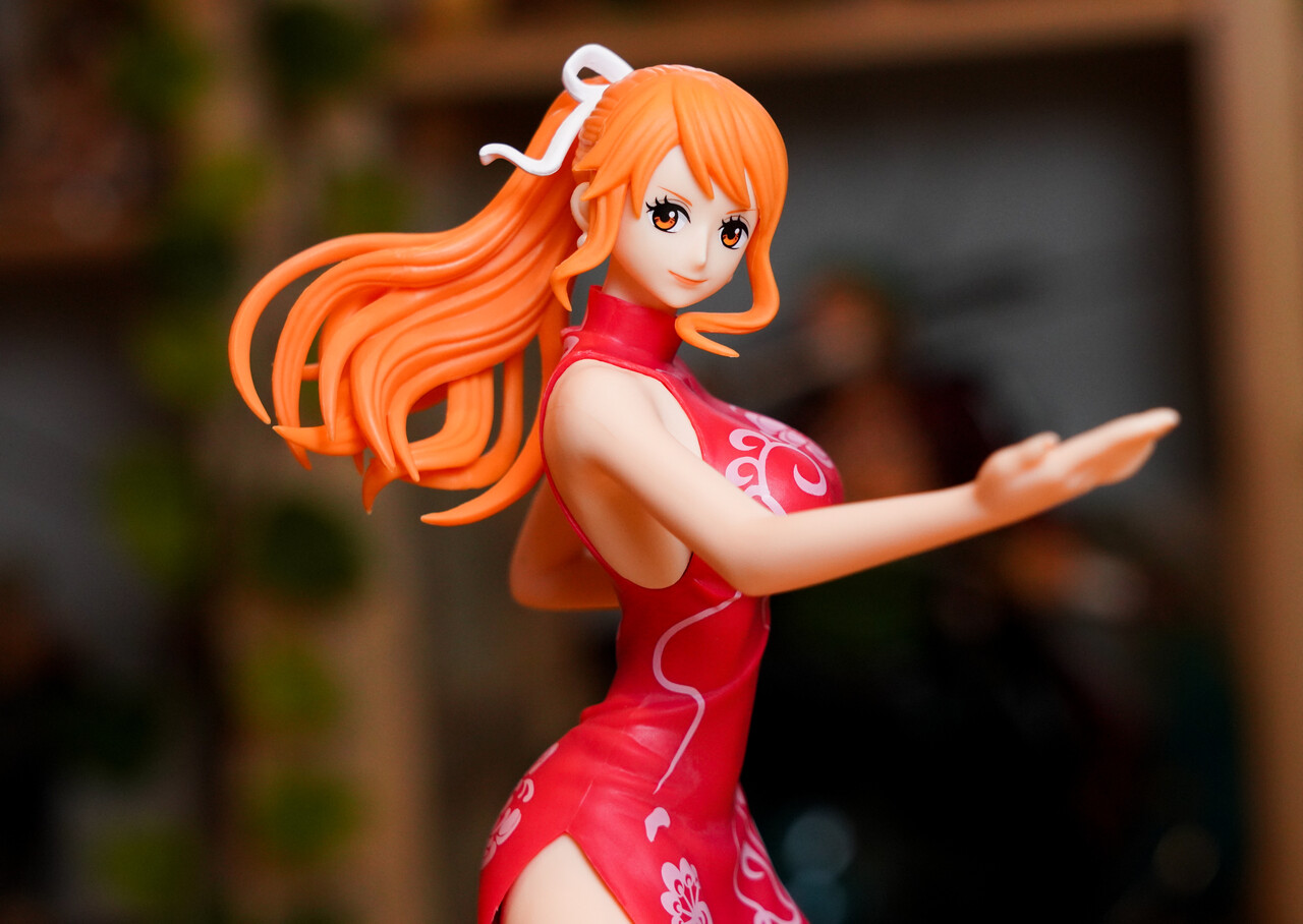 Nami Kung Fu Style ของแท้ JP แมวทอง - Glitter & Glamours Banpresto [โมเดลวันพีช]