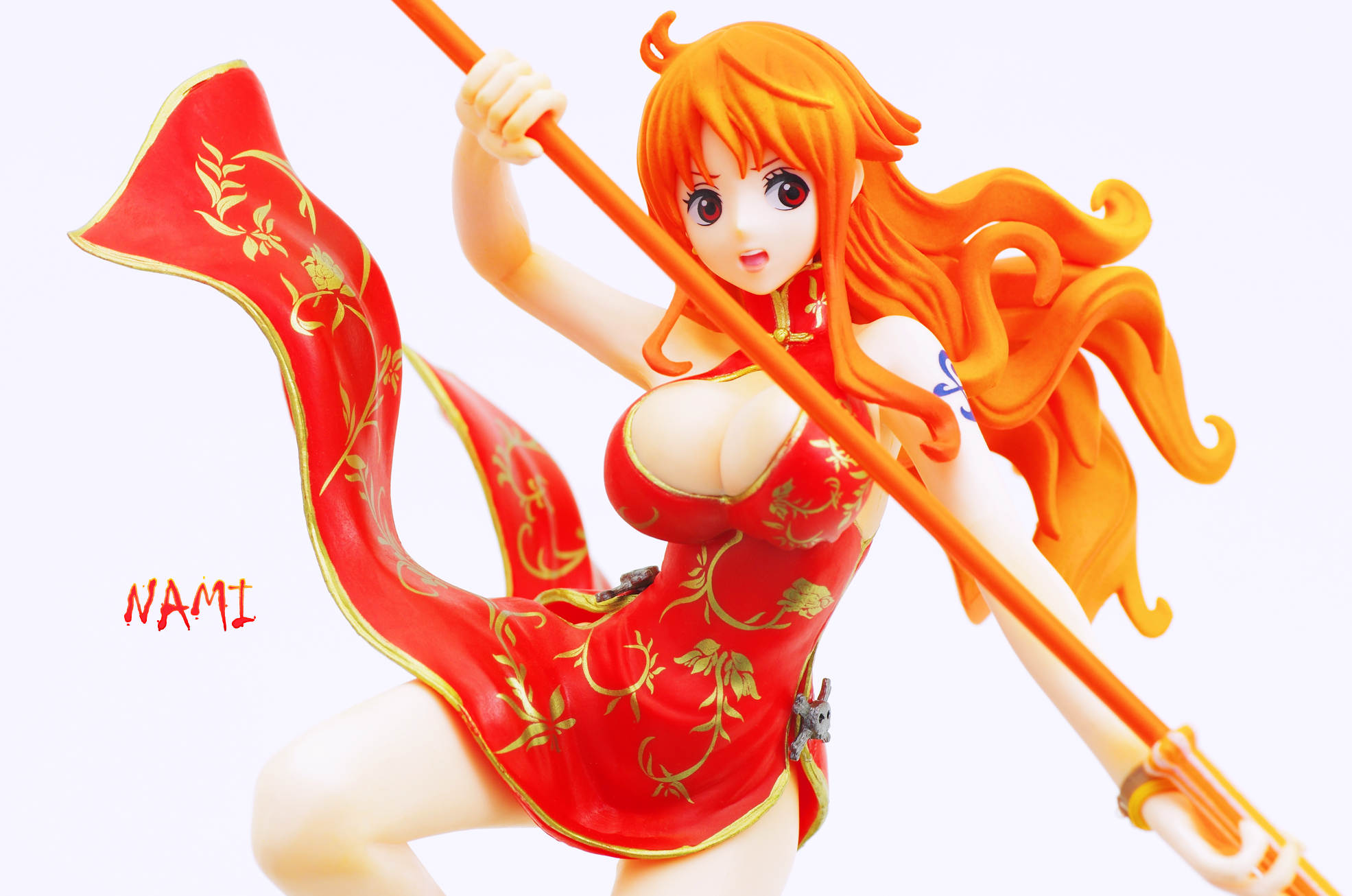 Nami ของแท้ JP แมวทอง - Banpresto World Figure Colosseum [โมเดลวันพีช]