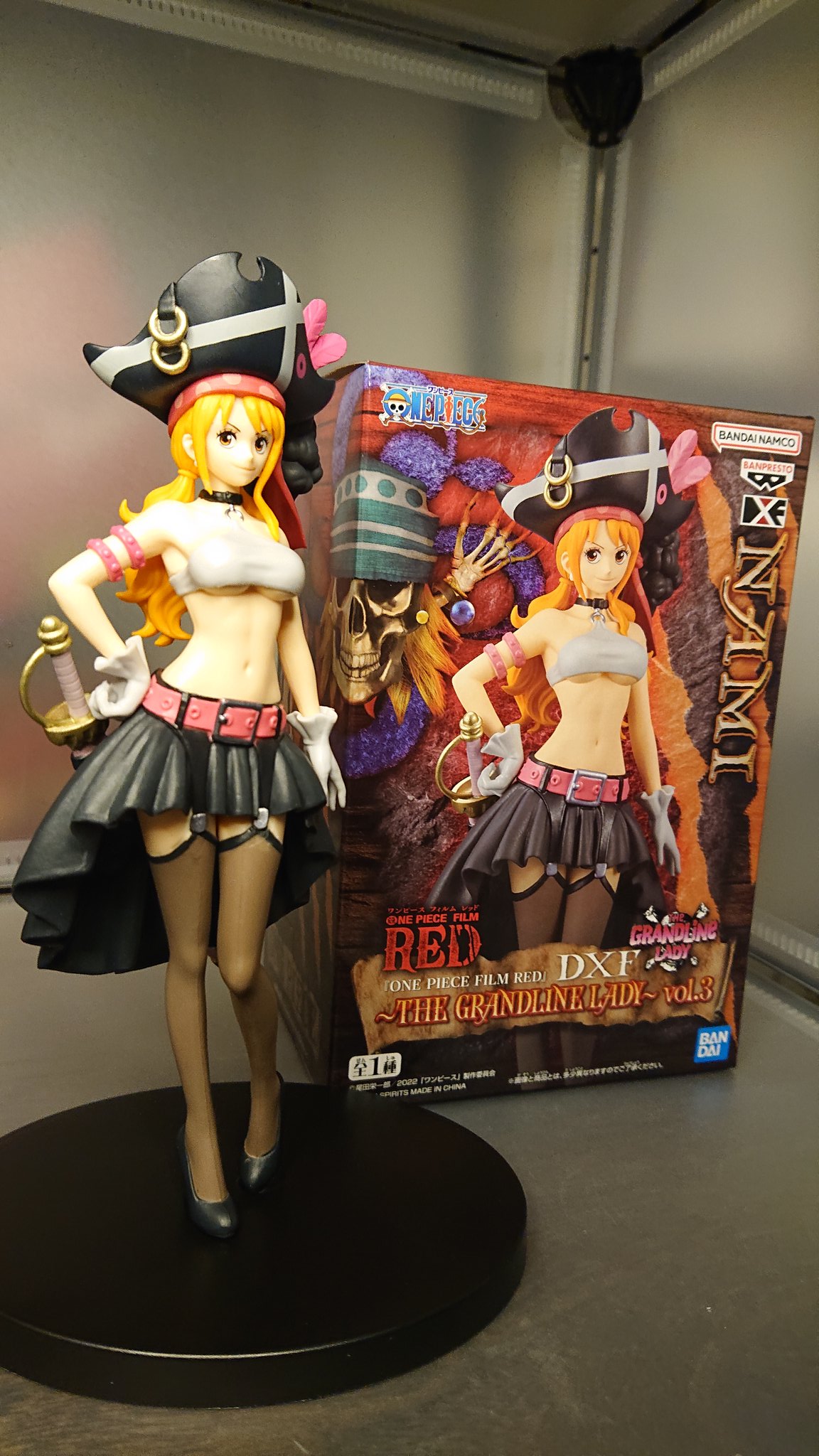 Nami Film Red ของแท้ JP แมวทอง - Grandline Lady Banpresto [โมเดลวันพีช]