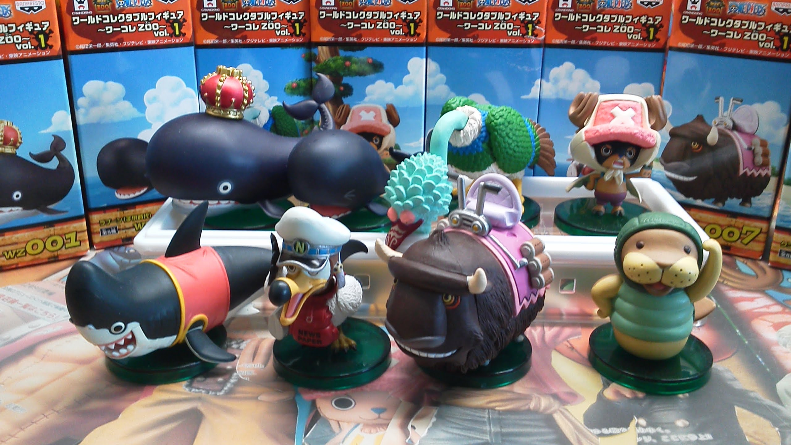 Zoo Set ของแท้ JP แมวทอง - WCF Banpresto [โมเดลวันพีช] (8 ตัว)