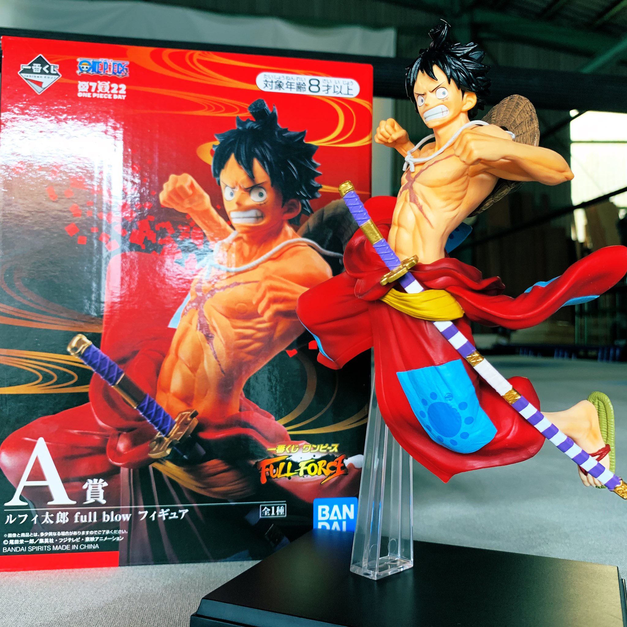 Luffy Wano ของแท้ JP แมวทอง - Ichiban Kuji Banpresto [โมเดลวันพีช]
