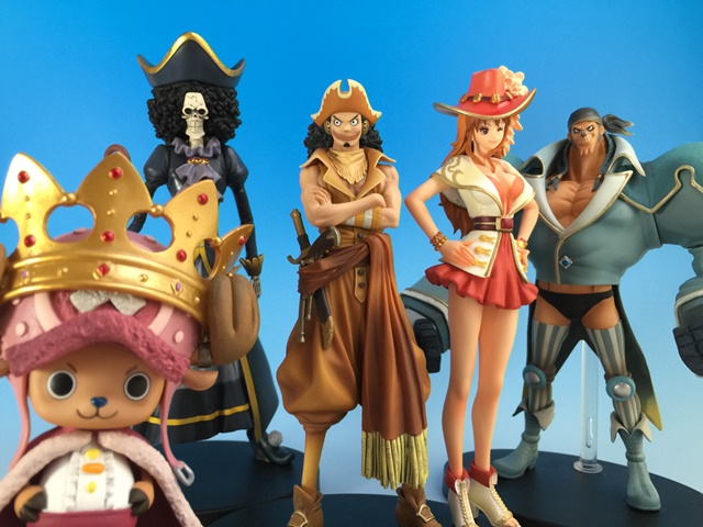 Straw Hat Pirates 15th Set ของแท้ JP แมวทอง - Grandline Men / Lady Banpresto [โมเดลวันพีช] (9 ตัว)
