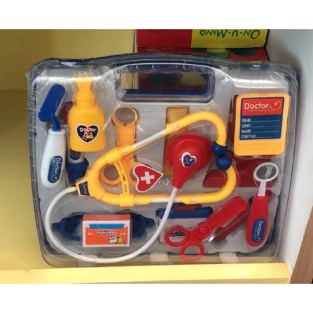 กระเป๋าเครื่องมือหมออย่างดี ของเล่นเสริมพัฒนาการ ,ของเล่นเสริมทักษะ,ของเล่นเด็ก, สื่อการสอนอนุบาล