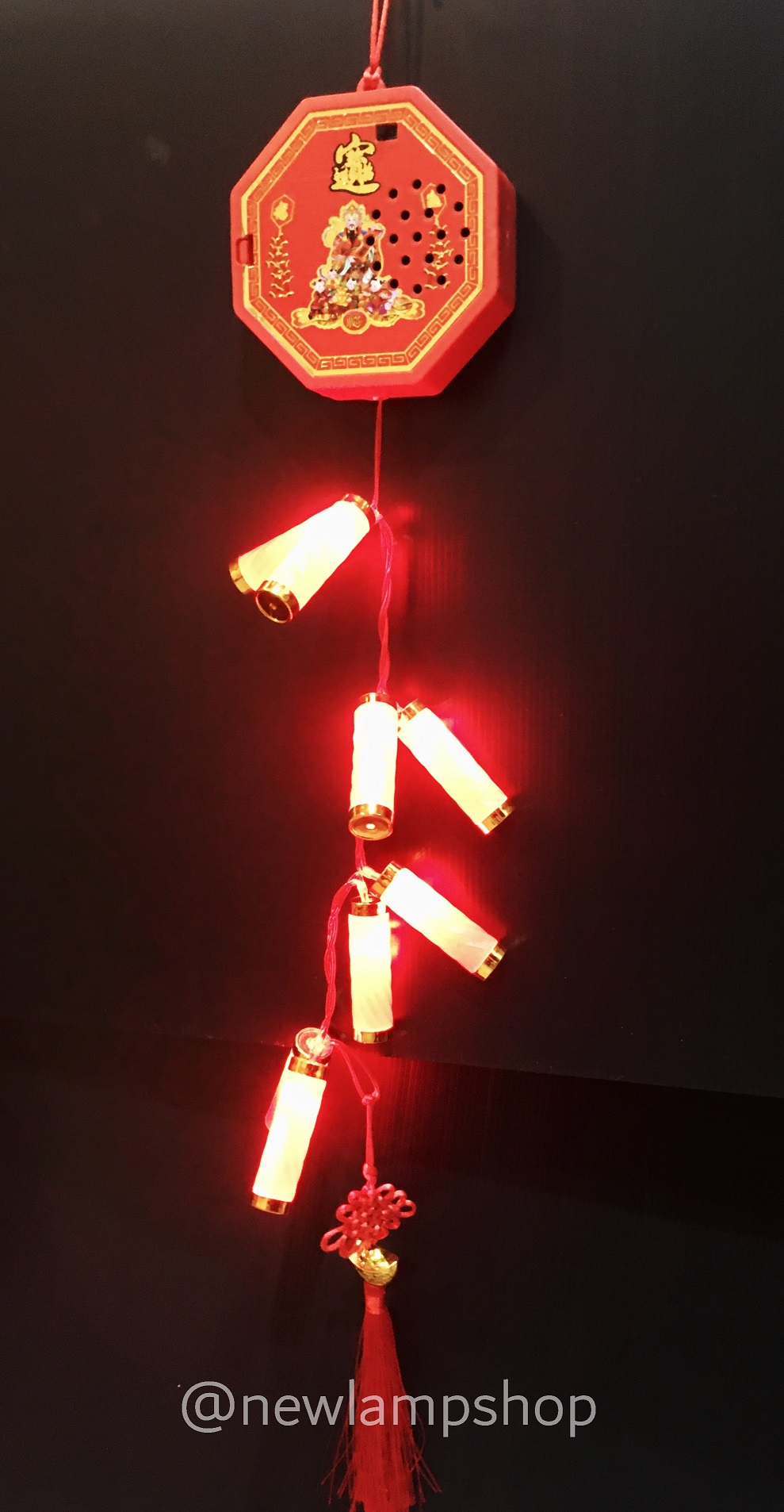 ไฟประดับประทัดไร้ควัน ไม่สร้างมลพิษPM2.5 ใส่ถ่าน 2A 3ก้อน