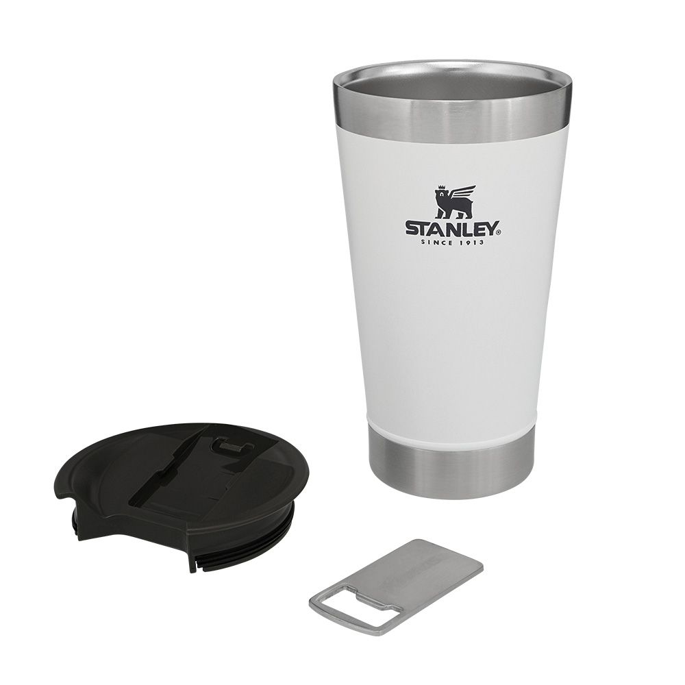 Classic Stay Chill Beer Pint 16Oz Polar White