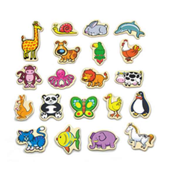 ชุดสัตว์แฟนซีไม้แถบแม่เหล็ก จำนวน 20 ชิ้น, ของเล่นเสริมทักษะ,ของเล่นเสริมพัฒนาการเด็ก, สือการสอนครูปฐมวัย, พร้อมส่ง