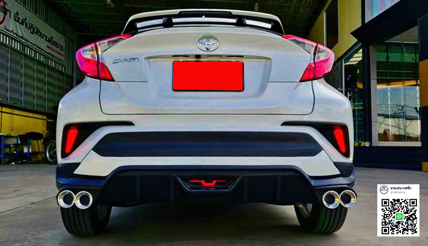 LAMBOR STYLE(G3)ท่อกลม VS TOYOTA C-HR'18-ปัจจุบัน [สปอรต์หรูแรงทุกมุมมองของสายตา]