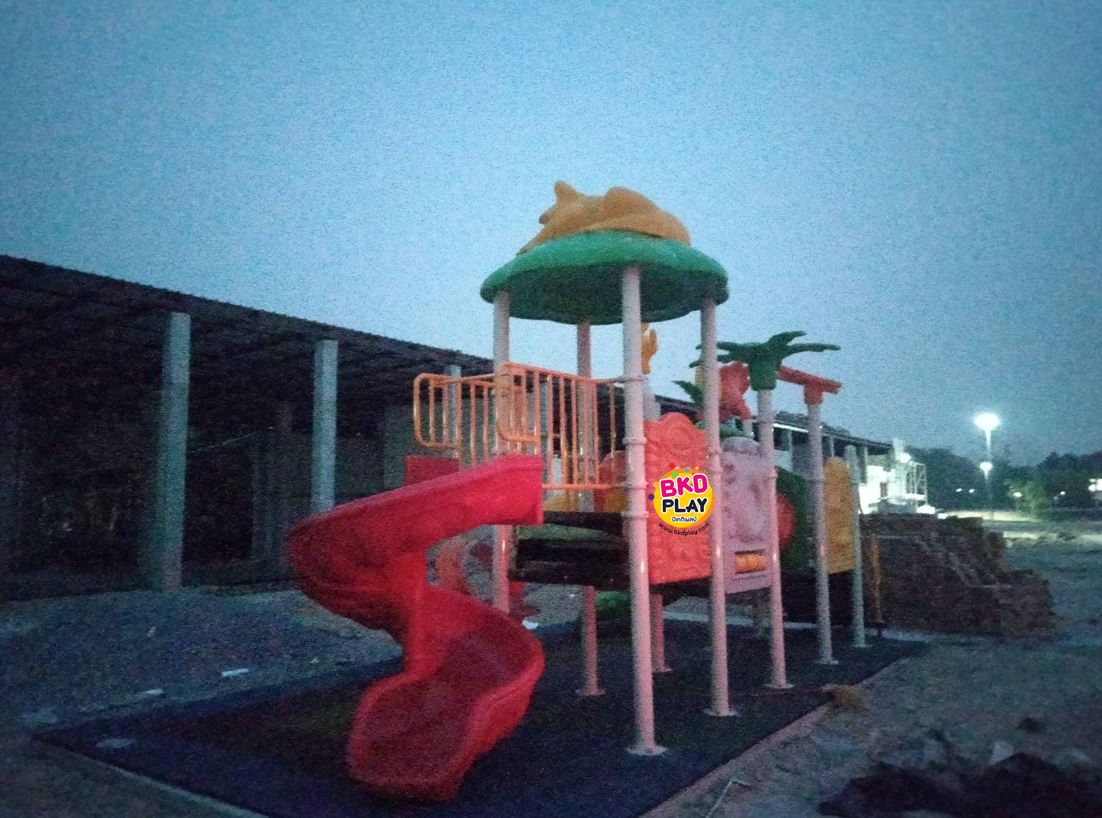 เครื่องเล่นสนามกลางแจ้ง ชุดสวนข้าวโพด สนามเด็กเล่น,ครุภัณฑ์สนามเด็กเล่น, สพฐ,โครงการโรงเรียนประชารัฐ