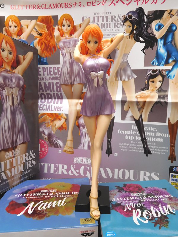 Nami Film Gold Special Color ของแท้ JP แมวทอง - Glitter & Glamours Banpresto [โมเดลวันพีช]