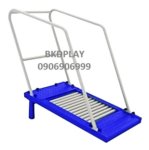 เครื่องออกกำลังกาย กลางแจ้ง ชุดอุปกรณ์ บริหารเท้า ขา สะโพก แบบลู่ วิ่งเดี่ยว FND-LS-56 ลานกีฬา อเนกประสงค์ สนามกีฬา ขนาด 66 x 132 x 119 ซม.