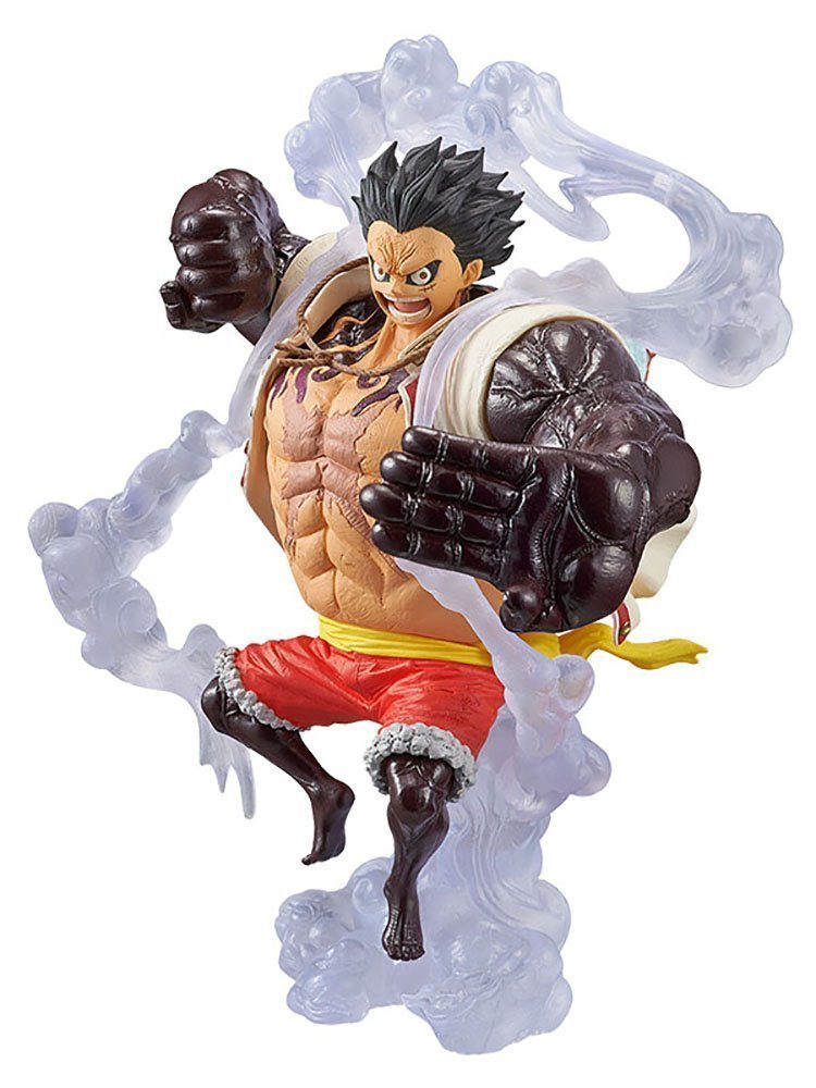 Luffy Gear 4 ของแท้ JP แมวทอง - King of Artist Banpresto [โมเดลวันพีช]