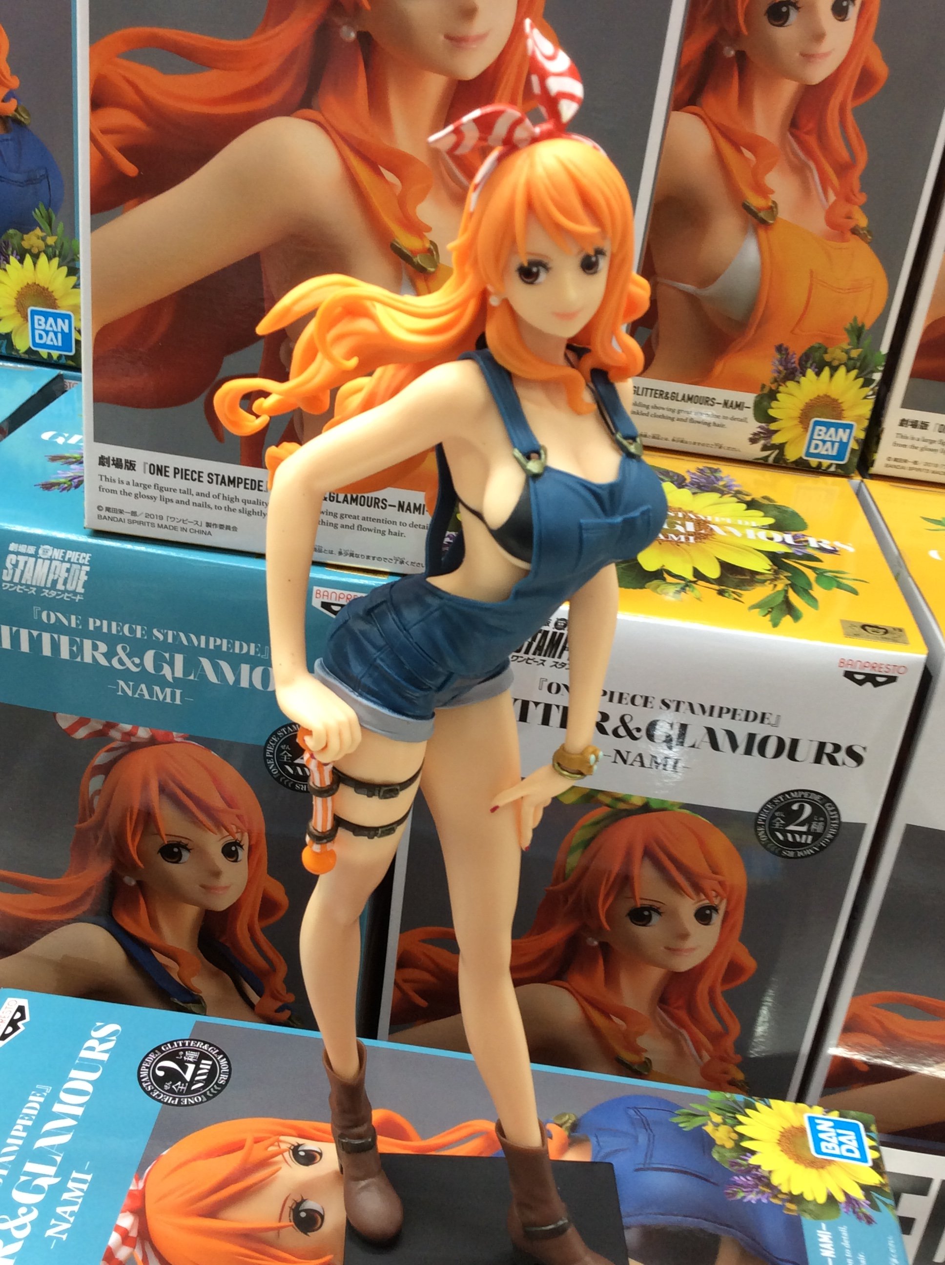 Nami Stampede Special Color ของแท้ JP แมวทอง - Glitter & Glamours Banpresto [โมเดลวันพีช]