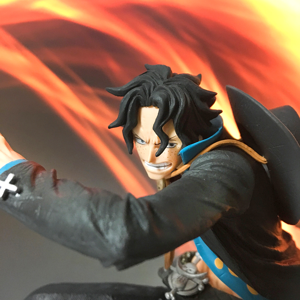 Ace ของแท้ JP แมวทอง - Zoukei Monogatari Banpresto [โมเดลวันพีช]