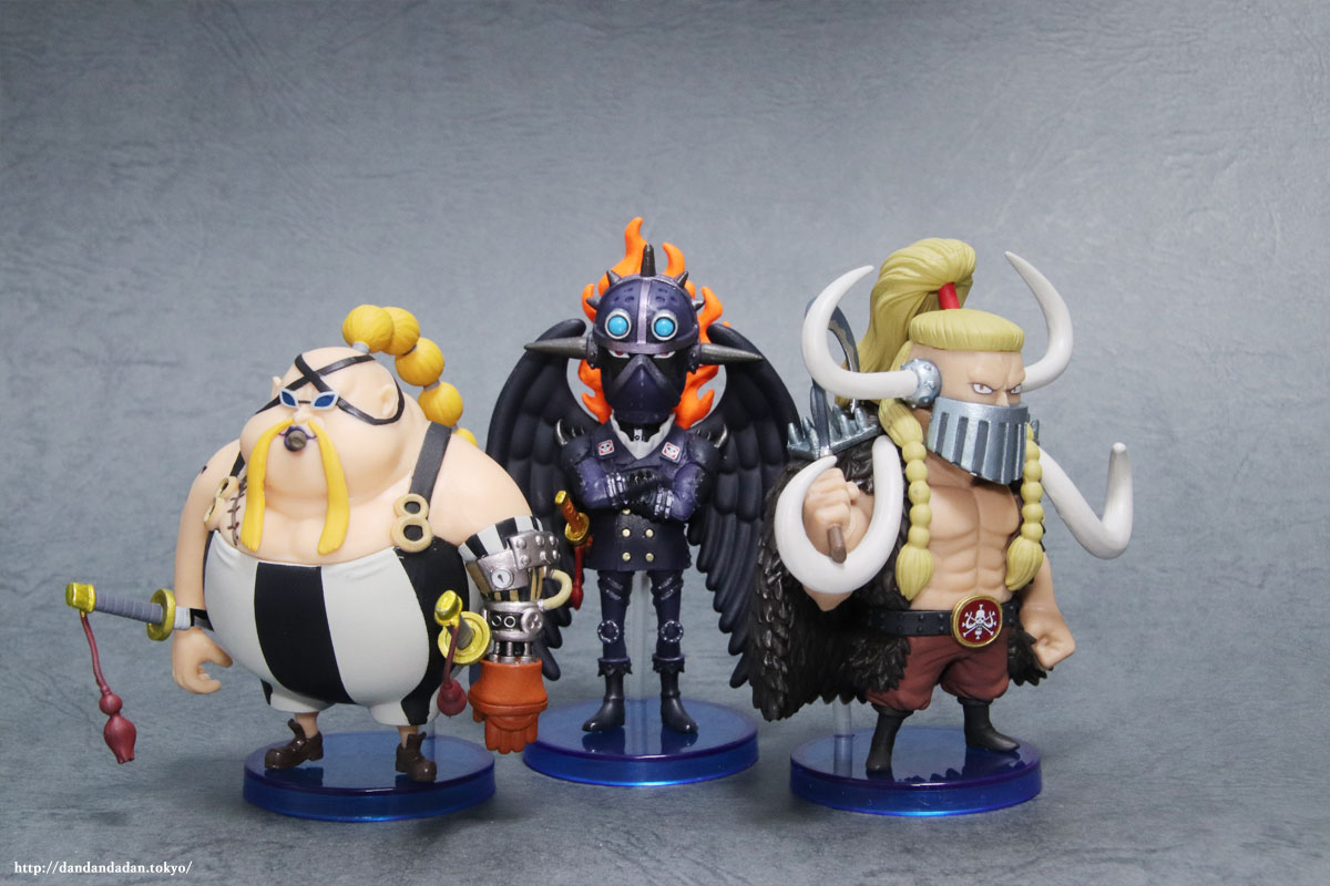 Kaido & All-Stars Set ของแท้ JP แมวทอง - WCF Banpresto [โมเดลวันพีช] (4 ตัว)
