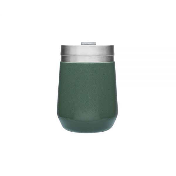 Go Wine Tumbler 10Oz Hammertone Green