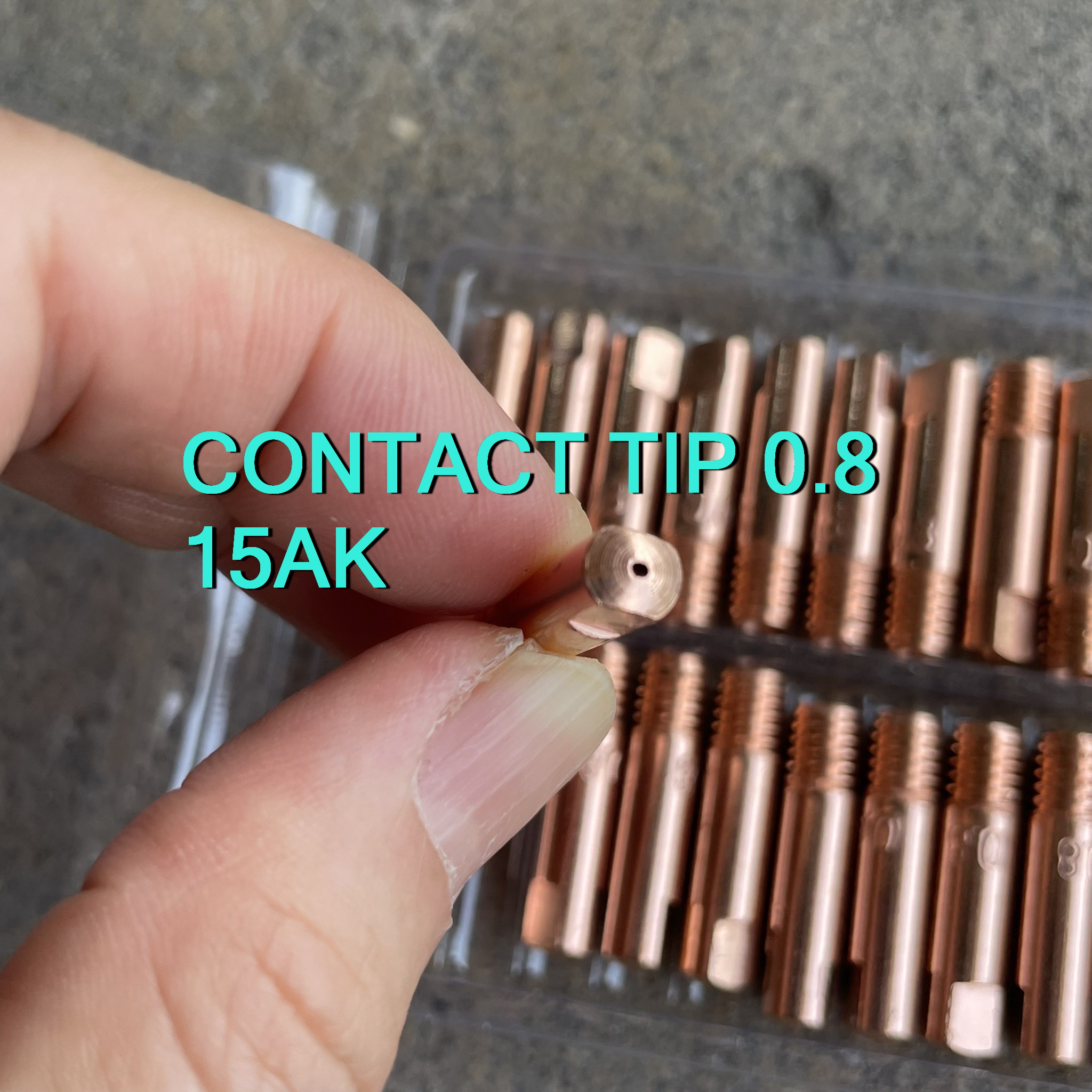 15AK คอนแทคทิป 0.8, 1.0 (6x25มม)