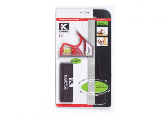 ฉากเป็น 12นิ้ว KAPRO 325 แม่หล็ก-มีลูกน้ำ+ด้ามสเตนเลส