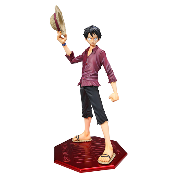 Luffy Strong World ของแท้ JP แมวทอง - POP Megahouse [โมเดลวันพีช]