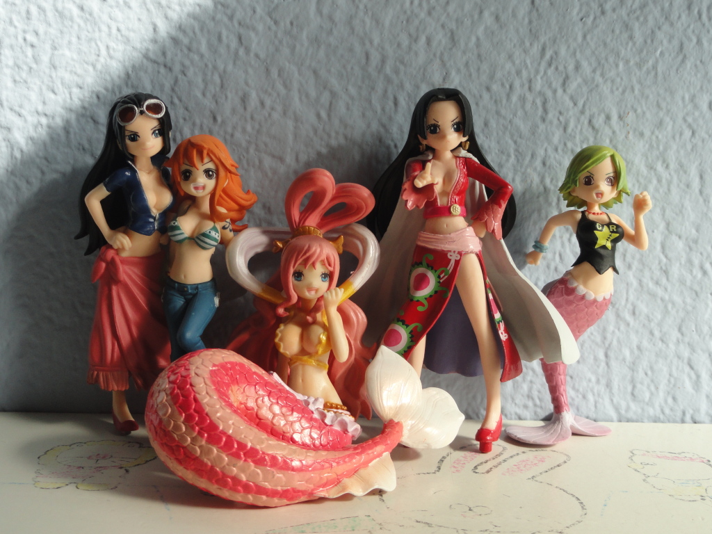 Caymy & Pappug ของแท้ JP แมวทอง - Half Age Characters Bandai [โมเดลวันพีช]