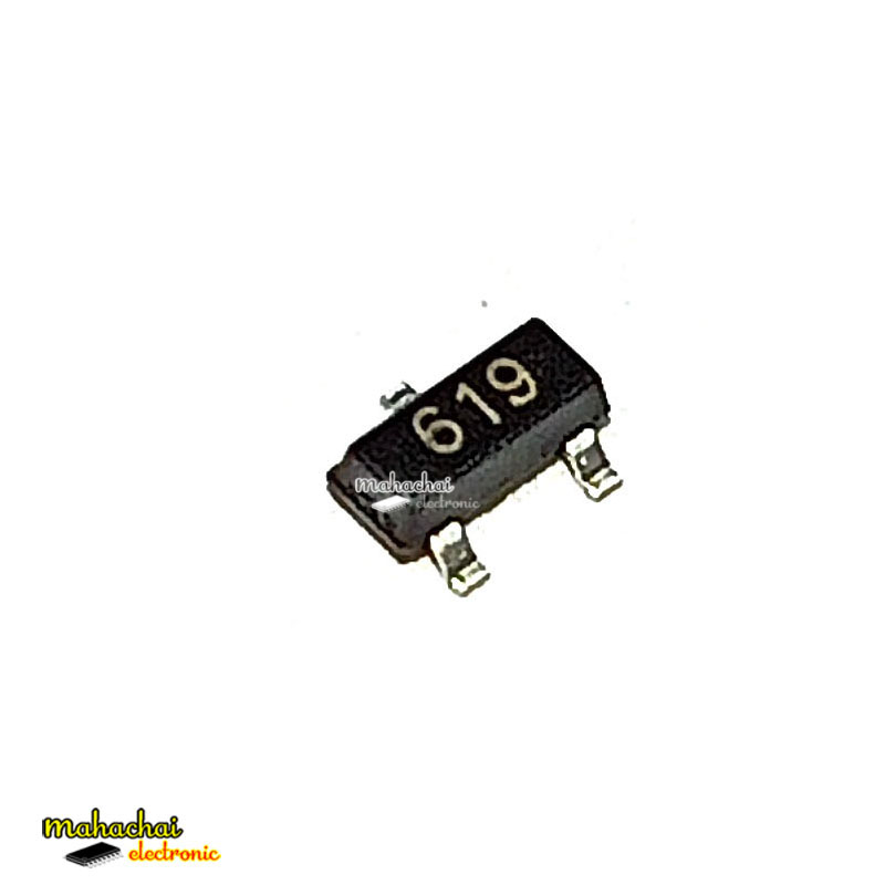 FMMT619TA ทรานซิสเตอร์ สกรีนโค๊ด 619 field effect MOS tube patch SOT23