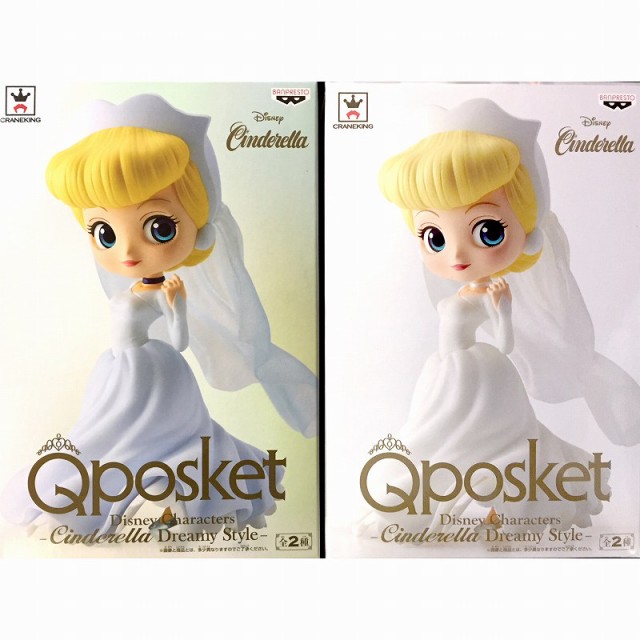 Cinderella Dreamy Style - Normal Color ของแท้ JP - Q Posket Banpresto [โมเดล Disney]
