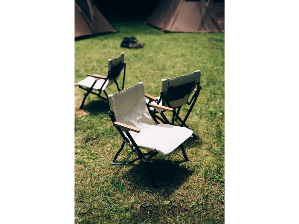 SnowPeak Low Chair Short Luxe Ivory LV-093IV