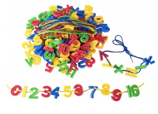 ร้อยเชือกตัวเลข 288 ชิ้น ของเล่นเสริมพัฒนาการ, ของเล่นเด็กอนุบาล, สื่อการสอนเด็กอนุบาล