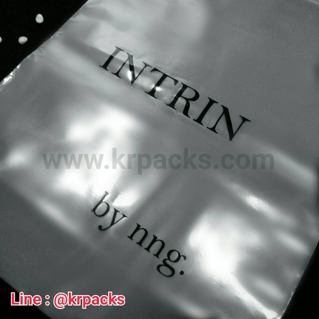 ถุงซิปรูด ถุงซิปสไลด์ พลาสติกใส+ขุ่น ถุงเสื้อ ถุงซิปแฟชั่น