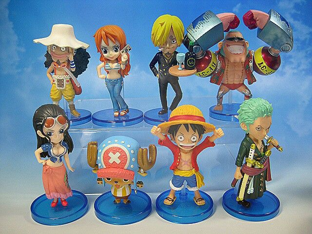 Straw Hat Pirates New World Set ของแท้ JP แมวทอง - WCF Banpresto [โมเดลวันพีช] (9 ตัว)