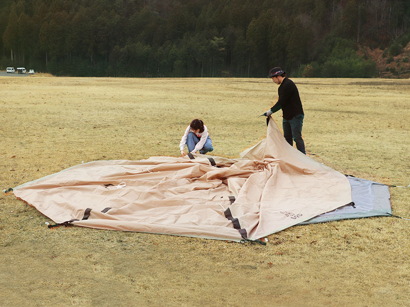 DoD One Pole Tent 3PP Tan T3-44-TN