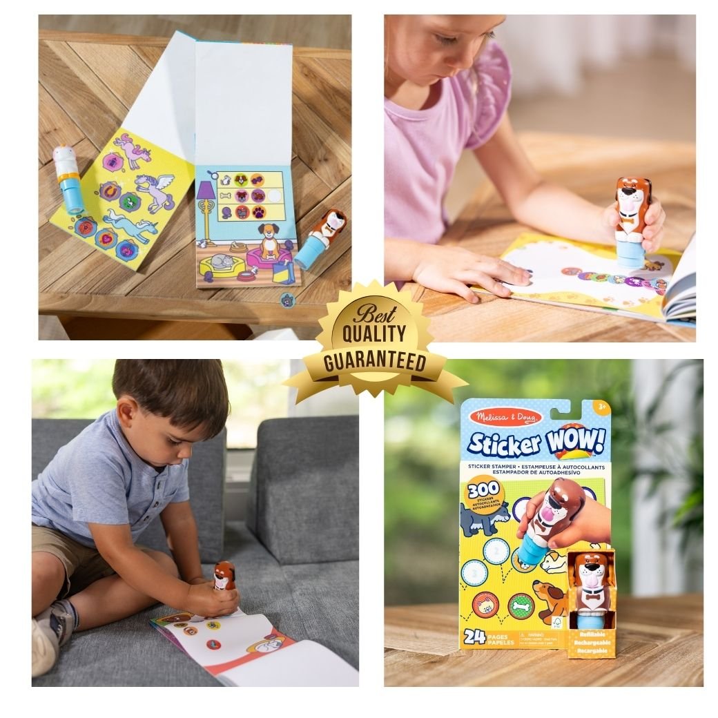 ชุดตัวปั้มสติ๊กเกอร์รูปเจ้าสุนัข พร้อมสมุดกิจกรรม ของเล่นเสริมพัฒนาการเด็ก เสริมทักษะการเรียนรู้ สื่อการสอนอนุบาล พร้อมส่ง