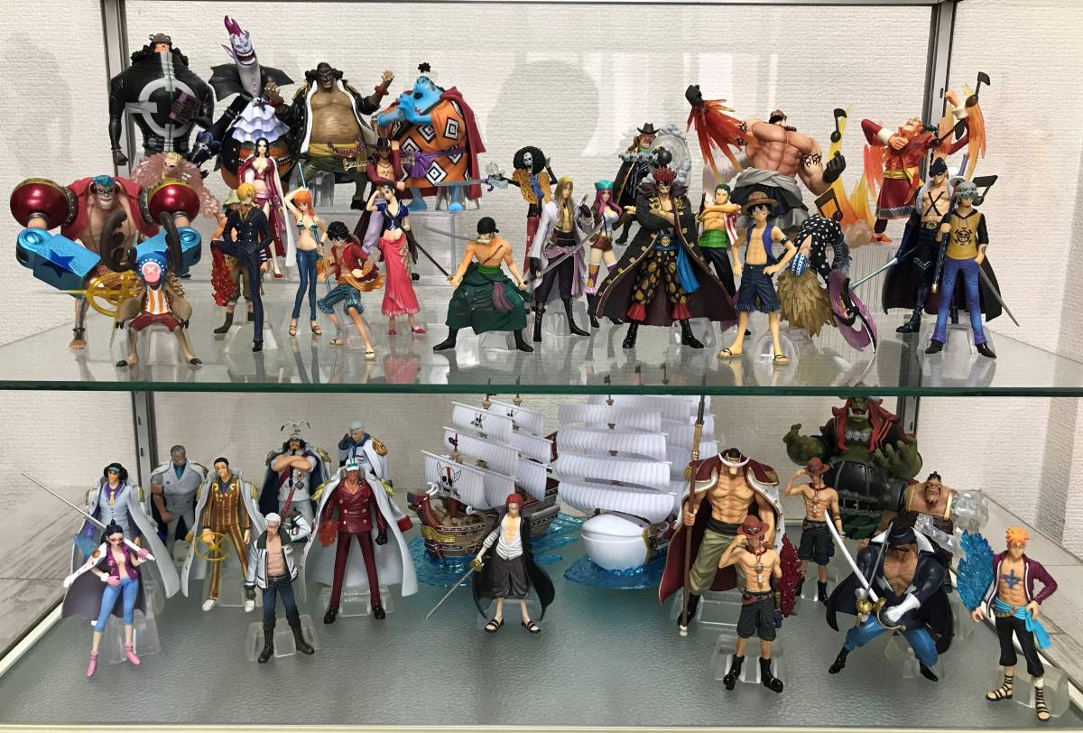 Whitebeard Pirate Set ของแท้ JP แมวทอง - Super Modeling Soul Bandai [โมเดลวันพีช] (7 ตัว)