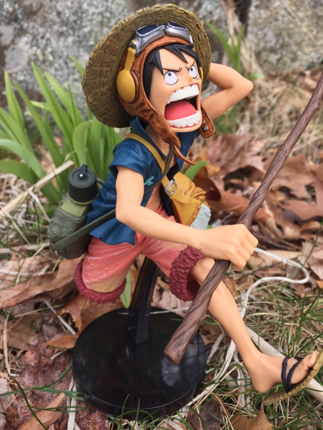 Luffy ของแท้ JP แมวทอง - Scultures Banpresto [โมเดลวันพีช]