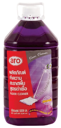 น้ำยาถูพื้น [ARO] 5.2ลิตร สูตรฆ่าเชื้อสีม่วง
