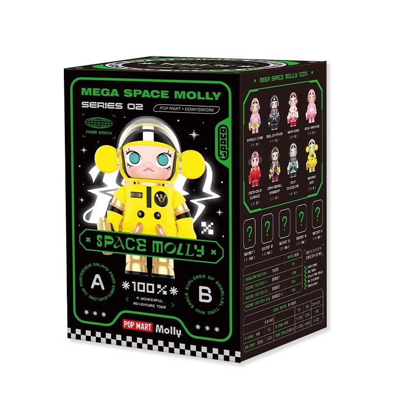 Mega Space Molly - 100% - Series 2 - ของแท้ - Pop Mart [โมเดลมอลลี่] (สินค้าพร้อมส่ง)