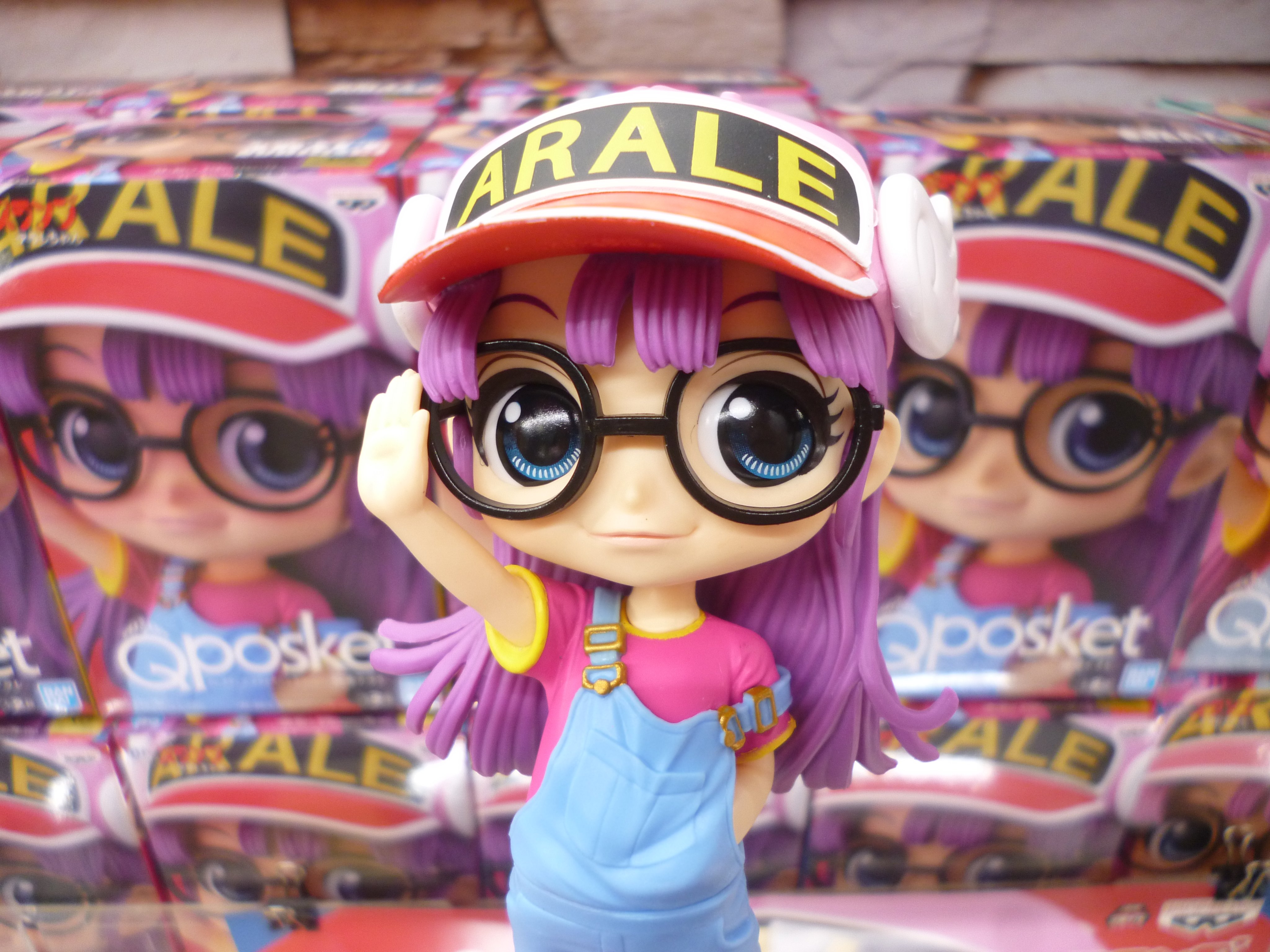 Arale ของแท้ JP - Q Posket Banpresto [โมเดล Dr.Slump]