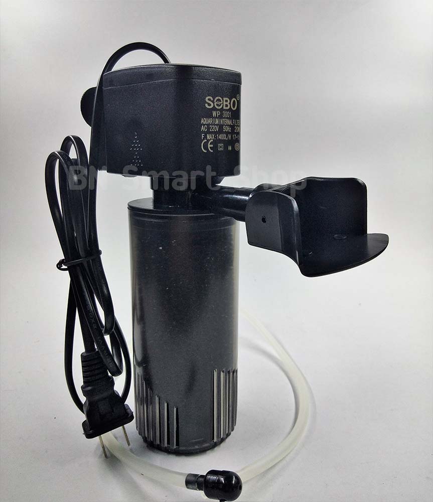 ปั้มน้ำพร้อมกระบอกกรองในตัว SOBO WP-3001 ถอดทำความสะอาดได้ เหมาะกับตู้ขนาด 30-36 นิ้ว