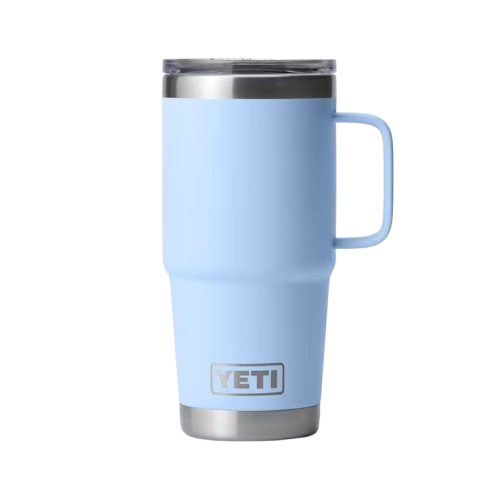 Rambler 20Oz Travel Mug With Stronghold Lid Big Sky Blue