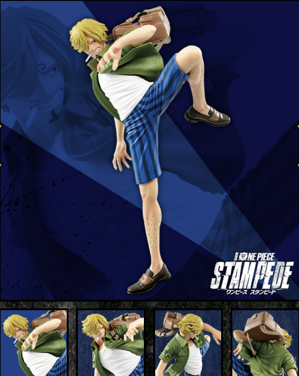 Sanji Stampede ของแท้ JP แมวทอง - Ichiban Kuji Banpresto [โมเดลวันพีช]