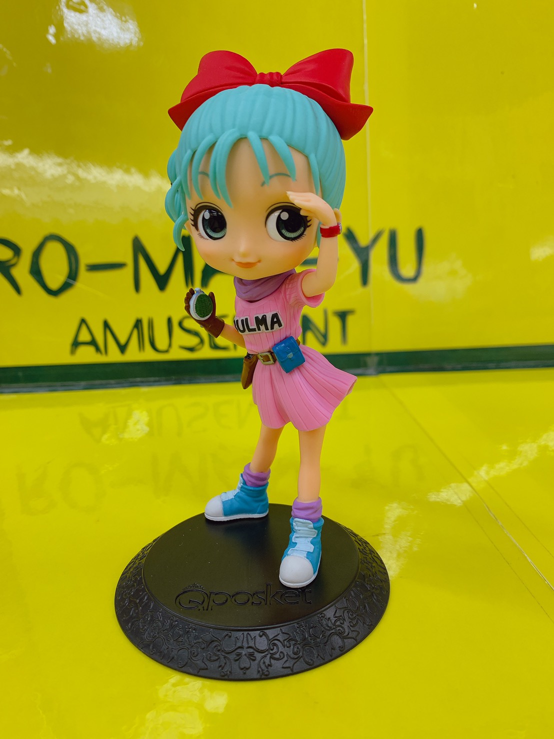 Bulma ของแท้ JP แมวทอง - Q Posket Banpresto [โมเดลดราก้อนบอล]