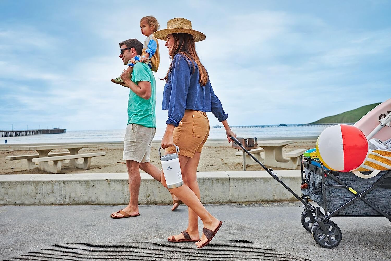 Classic Flip Straw Jug 40Oz Polar White