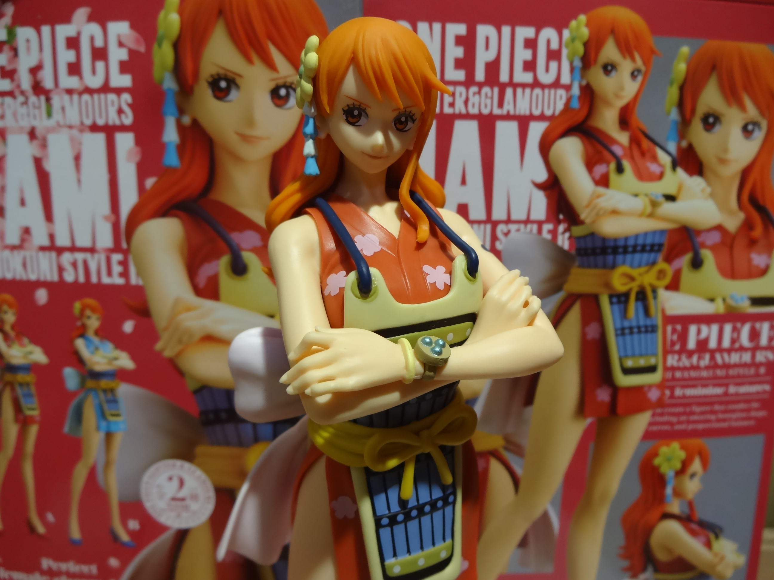 Nami Wanokuni Style ของแท้ JP แมวทอง - Glitter & Glamours Banpresto [โมเดลวันพีช]