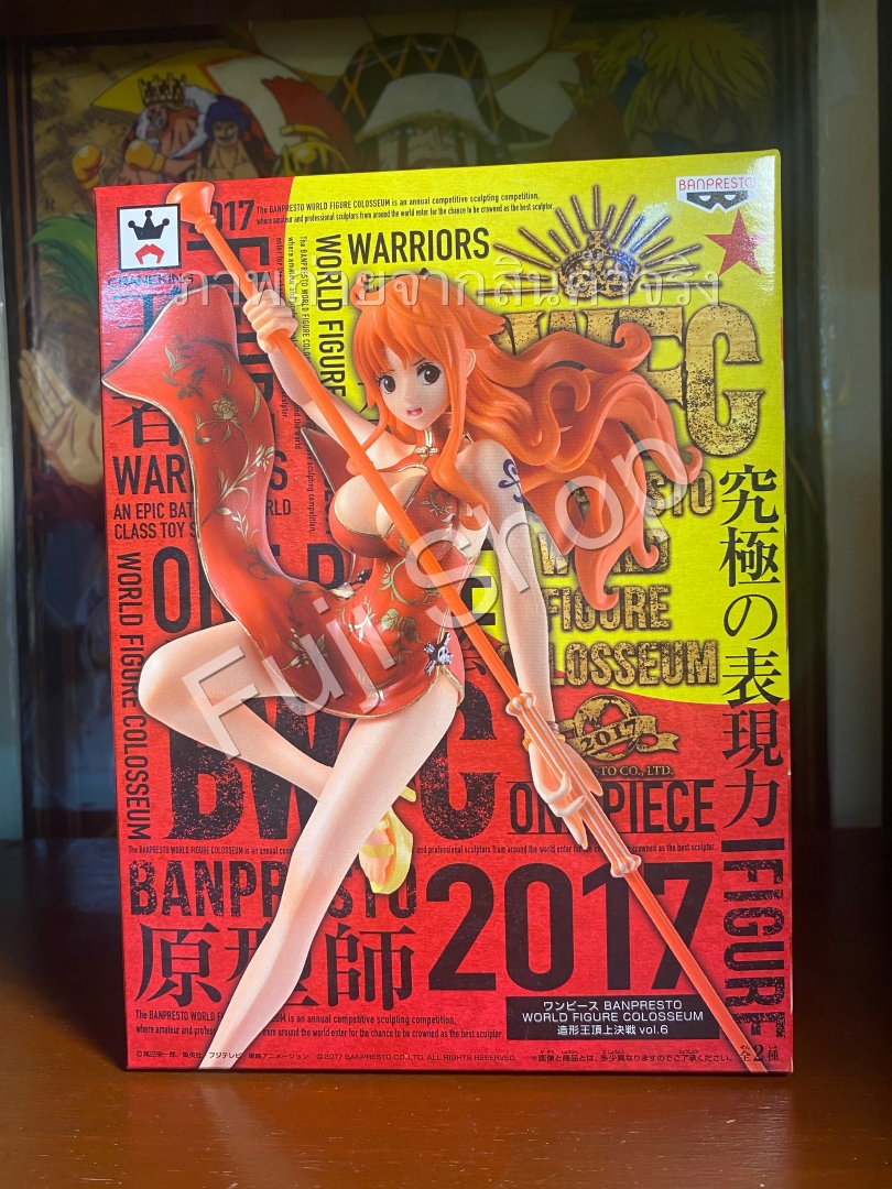 Nami ของแท้ JP แมวทอง - Banpresto World Figure Colosseum [โมเดลวันพีช]