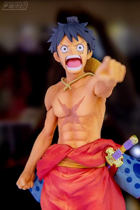 Luffy Wano ของแท้ JP แมวทอง - Banpresto World Figure Colosseum [โมเดลวันพีช]