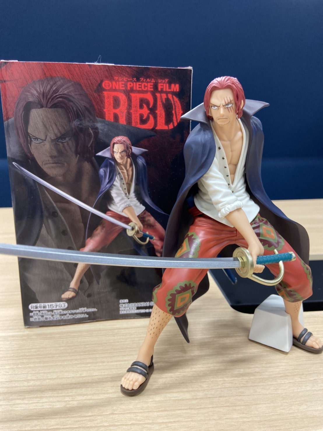 Shanks Film Red ของแท้ JP แมวทอง - DXF Banpresto [โมเดลวันพีช]