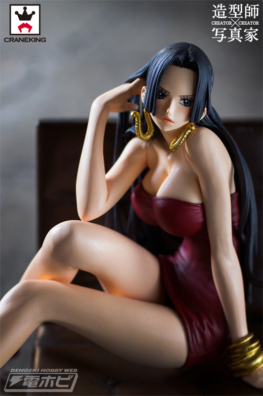 Boa Hancock ของแท้ JP แมวทอง - Creator X Creator Banpresto [โมเดลวันพีช]
