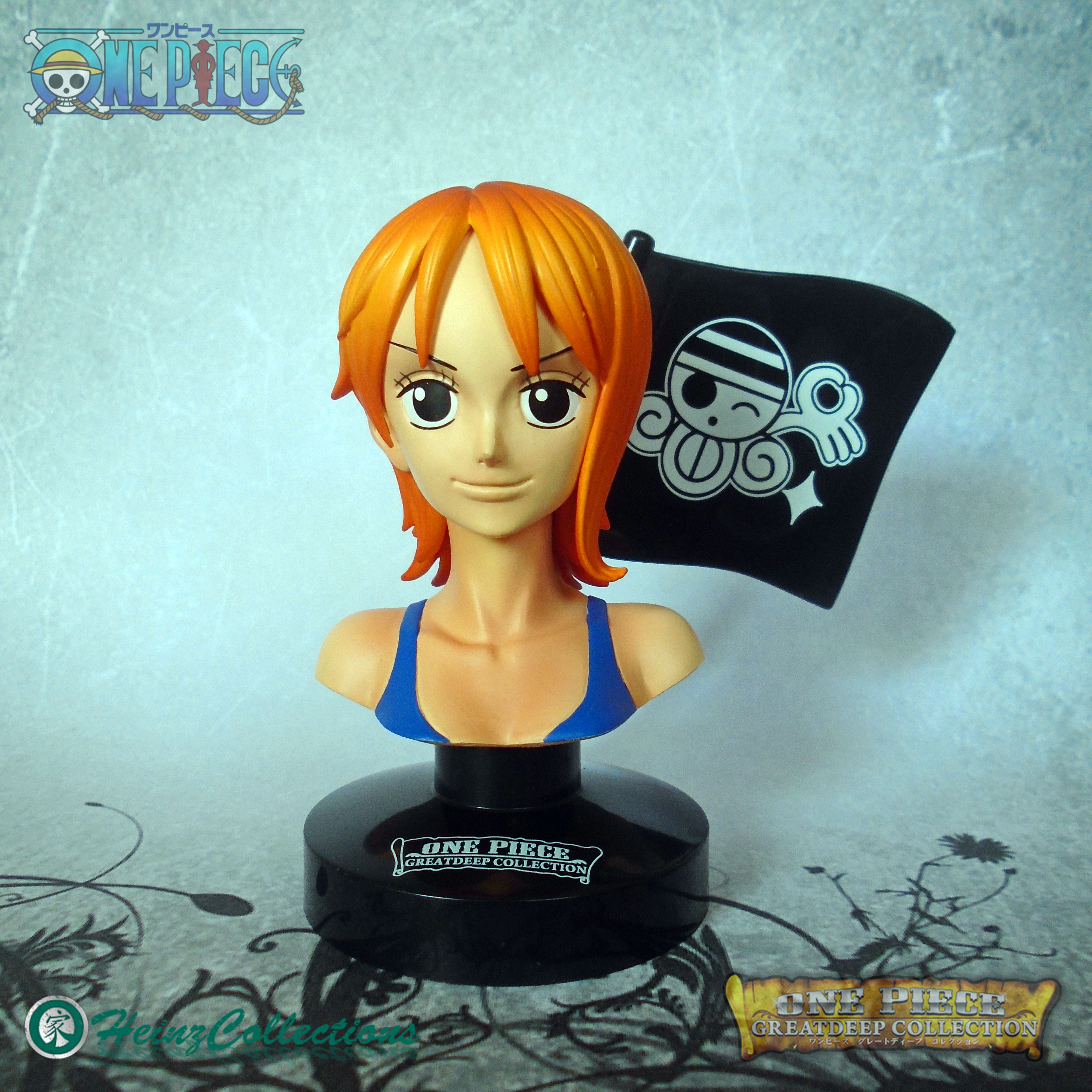 Straw Hat Pirates Set ของแท้ JP แมวทอง - Greatdeep Collection Bandai [โมเดลวันพีช] (9 ตัว)