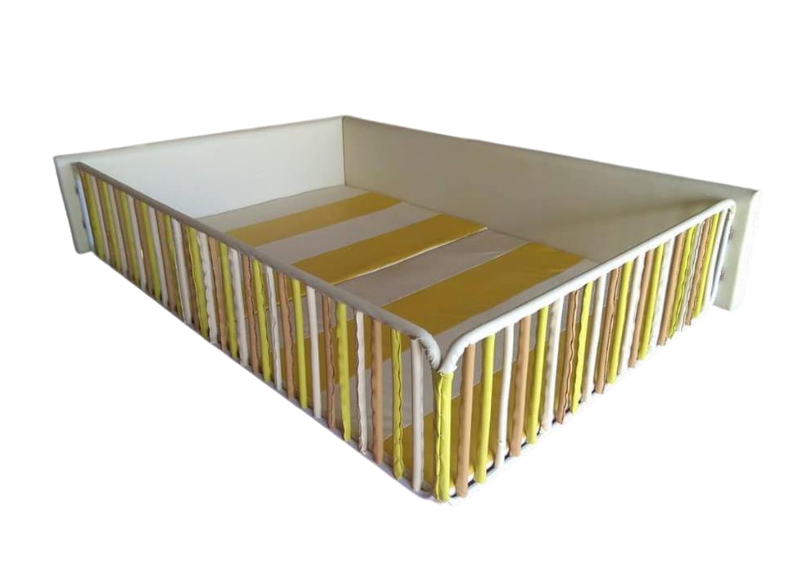 คอกกั้นเด็ก รั้ว 2 ด้าน, คอกกั้นเด็ก,เตียงเด็ก,เบาะหนังนุ่มนิ่ม เครื่่องเล่นในร่ม, หนัง pvc ,รับสั่งทำบ่อบอล เตียงเด็ก ตามขนาด