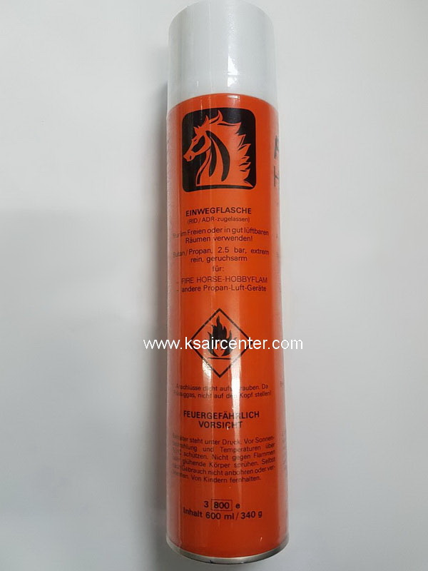 แก๊สกระป๋อง สีส้ม FIRE HORSE (รหัสสินค้า 005062)